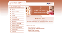 Desktop Screenshot of medico-leidan.sk